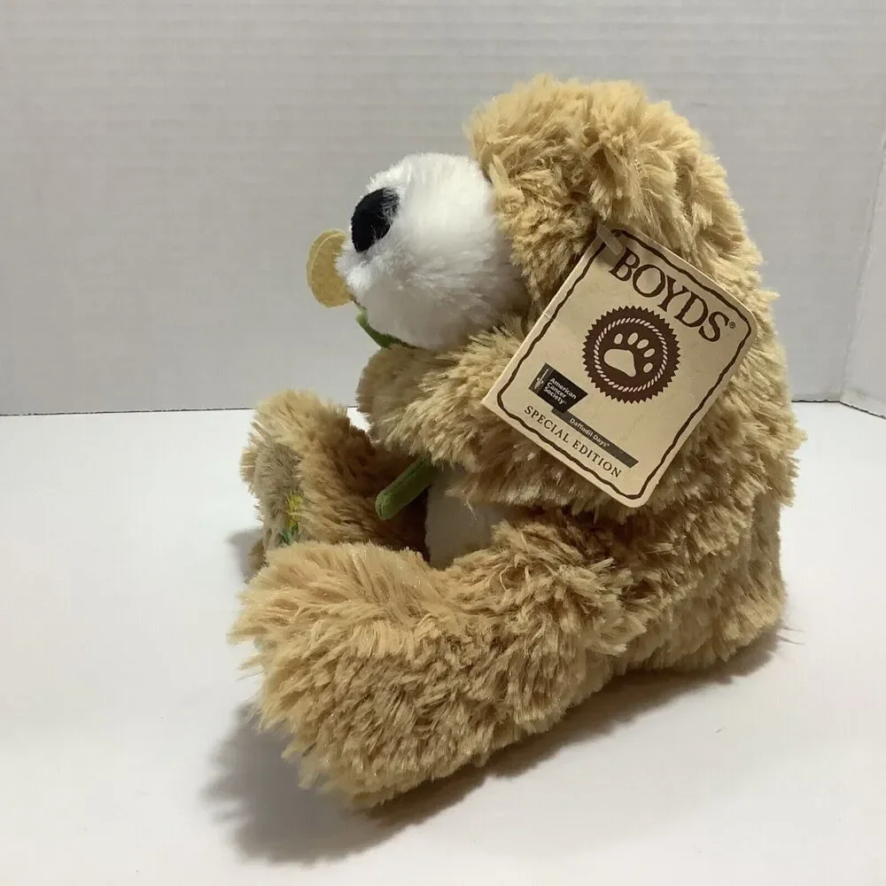 Boyd's Bear American Cancer Society Special Edition Daffodil Light Brown Bear